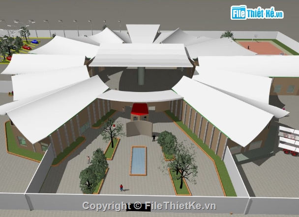 3d chi tiết,khu công nghiệp,dự án